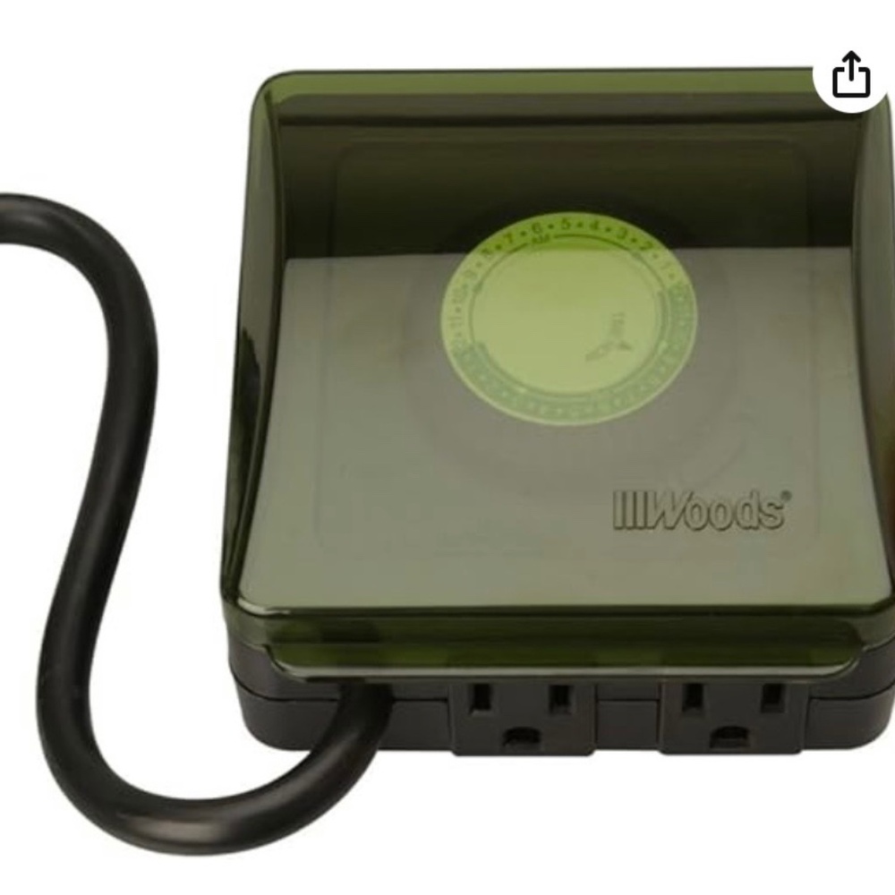 Southwire Woods Outdoor 24-Hour Heavy Duty Mechanical Plug-In Timer